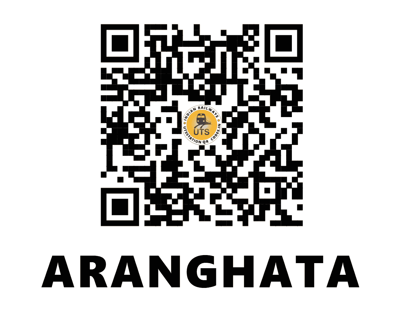 UTS QR Code for ARANGHATA - AG - ER (WEST BENGAL)